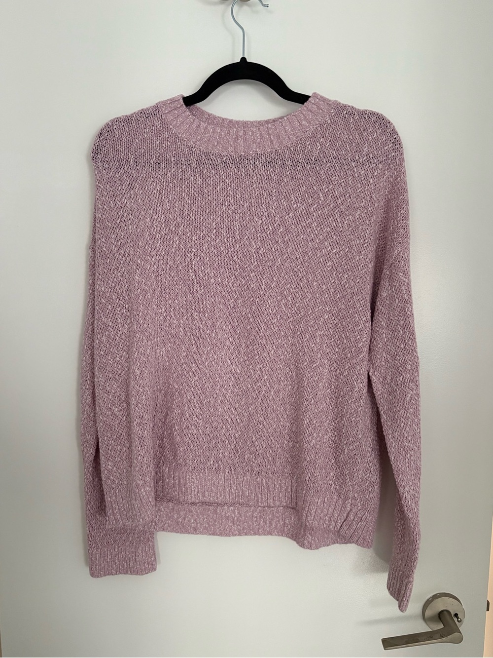 LOFT Lavender Crewneck Pullover Sweater